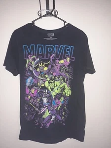 Marvel Púrpura y Verde - Camiseta Grupo Infinity Talla M (18P) - Imagen 1 de 5