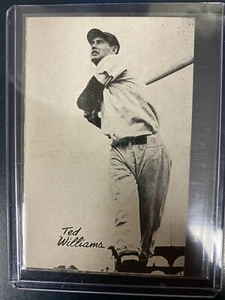 1947 Bond Bread Baseball Card Ted Williams Red Sox NM Free Shipping - Picture 1 of 2