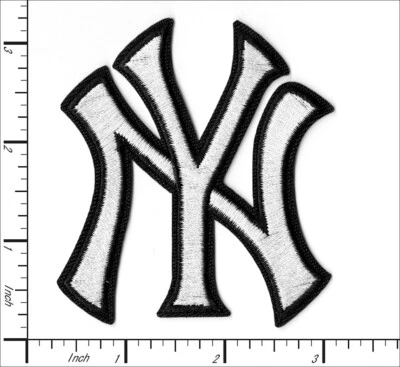 26 Pcs Embroidered Iron on patches NY Yankees Baseball 70x78mm AP030nYa - Image 1 of 2