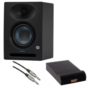 PreSonus Eris Studio 4 Studio Monitors Bundle w/ Isolation Pad & Audio Cable KIT - Picture 1 of 6