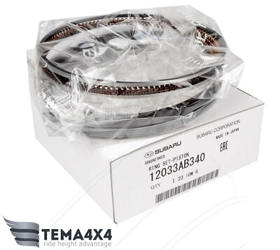 Genuine OEM Piston Rings for Subaru Forester Impreza Legacy Outback 12033AB340 - Image 1 of 4