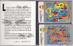 LIVRET 2 TELECARTES ANDREOTTO NUMEROTEES. DIGITAL ART. CARTES NEUVES. 1990 / 91 - Picture 1 of 3