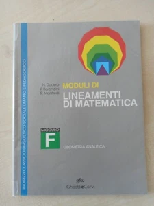 Lineamenti di matematica. Modulo F. Geometria analitica. Per i Licei - Foto 1 di 3