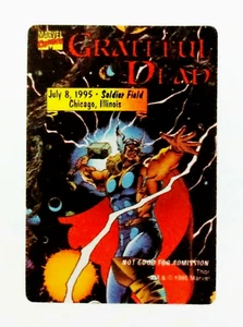 Grateful Dead Backstage Pass Soldier Field Chicago IL 7/8/95 7/8/1995 Marvel GD - Picture 1 of 12