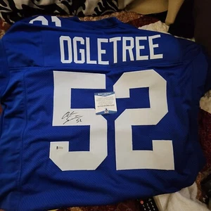 Alec Ogletree Signed New York Giants Jersey ( COA) All Pro Linebacker - Picture 1 of 1