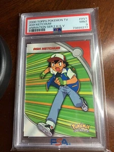 2000 Topps Pokemon #HV1 Ash Ketchum Series 2 PSA 9 MINT - Picture 1 of 2