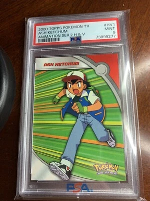 Pokemon Topps #HV1 2000 Ash Ketchum serie 2 PSA 9 como nuevo Foto 1 de 2