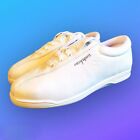 Easy Spirit Esap1 Womens White Leather Lace Up Shoes Sneakers Size 75