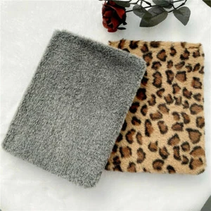Plush Fluffy Leopard Stand Tablet Case For iPad 5 6 7 8 Pro Mini 3 4 5 Air 1 2 3 - Picture 1 of 14