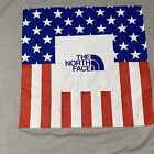 The North Face T-shirt damski duża amerykańska flaga logo USA