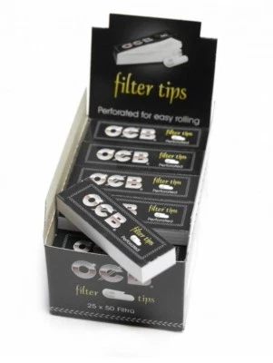 OCB PERFORATED FILTER TIPS ROACHES ROACH SMOKING GENUINE-EASY ROLLING - Image 1 of 3
