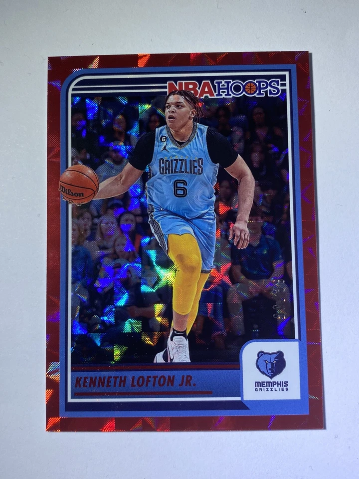 2023-24 Panini NBA Hoops Hyper Red Kenneth Lofton Jr Asia TMall Grizzlies /99 - Image 1 of 2