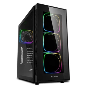 Sharkoon TG6 RGB Midi Tower Black - Imagen 1 de 5