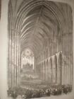 Festival of the Three Choirs Worcester Cathedral 1866 print ref C