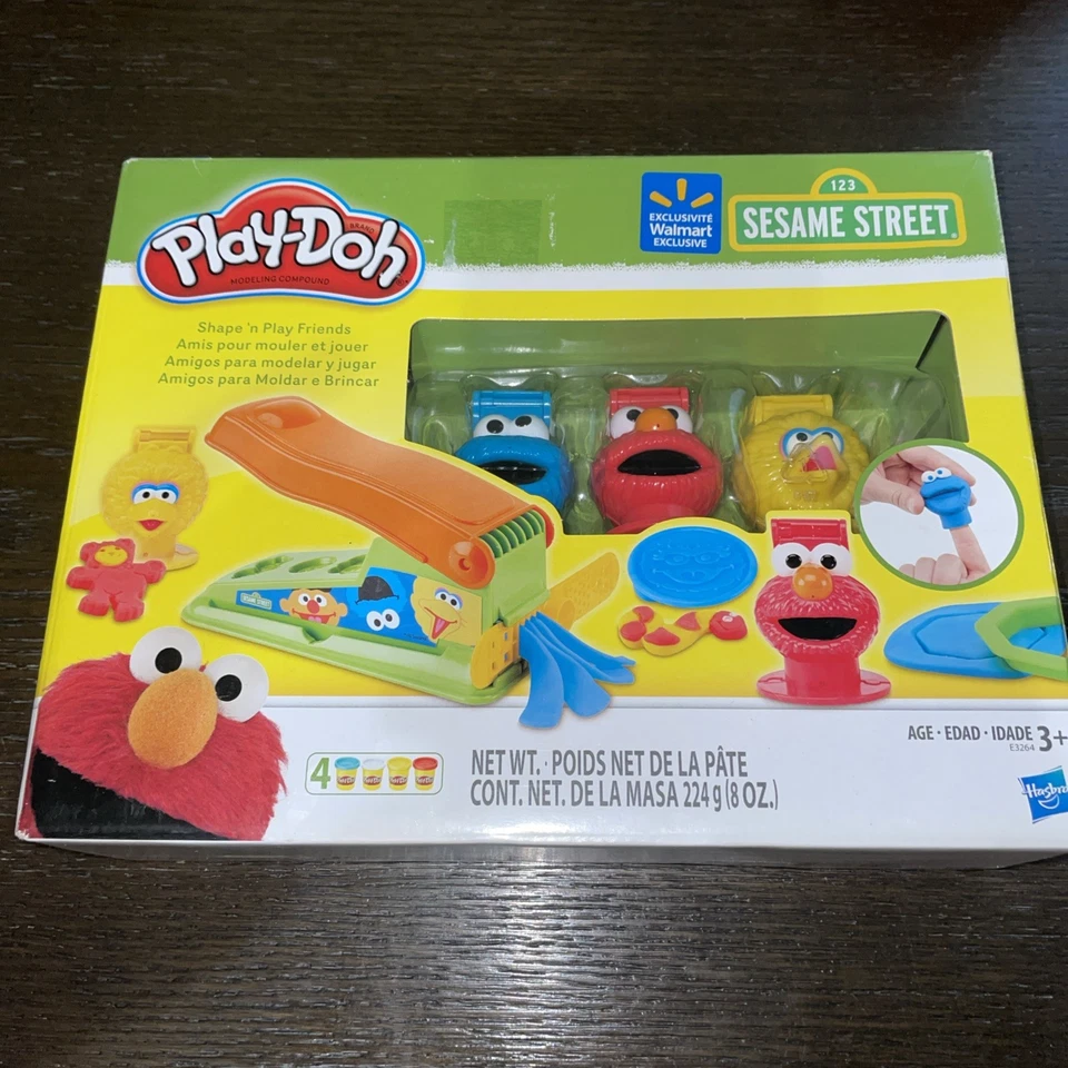 Sesame Street Play-Doh Shape 'n Play Friends Elmo Cookie Monster Walmart Excl. Foto 1 de 1
