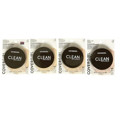 4 COVERGIRL Clean Invisible 0.38 oz. Pressed Powders, 105 Ivory Talc Free Vegan - Image 1 of 4
