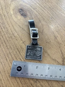 MASSEY FERGUSON Watch Fob Vintage Bulldozer Earth Mover Backhoe - Picture 1 of 3
