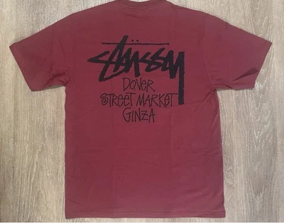 Dover Street Market Stussy Ginza Japan Exclusive Chapter Tee— US Seller (Maroon) - Image 1 of 4