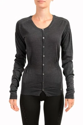 Dsquared2 Women's Gray 100% Wool Cardigan Sweater US S IT 40 - Image 1 of 4