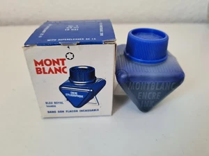 1960er Design MONTBLANC Tinte Nr. 3 " Füllhalter Tinte " für 58ccm KÖNIGSBLAU - Bild 1 von 5