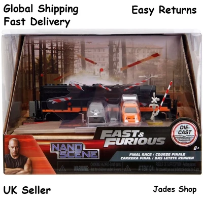 Fast & Furious Nano Scene Final Race Train Scene - Dodge Charger & Toyota Supra - Image 1 of 4