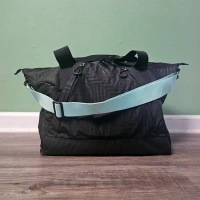 Bolso de Lona Adidas Studio II Negro y Verde Azulado Nuevo sin Etiquetas Foto 1 de 4