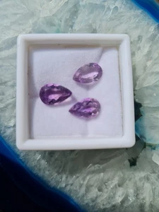 3 schöne facettierte Amethyste (H161) - Bild 1 von 1