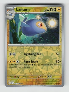 Lanturn, PAF, SV: Paldean Fates, 021/091, Uncommon, Reverse Holo, NM - Bild 1 von 2