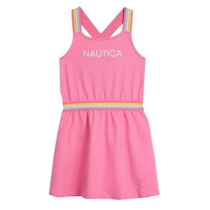 Nautica Pink Summer Dress Toddler Girl Size 4 - Picture 1 of 8