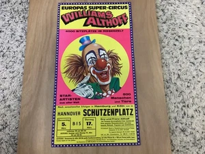 Circus Williams Althoff Plakat - Bild 1 von 1