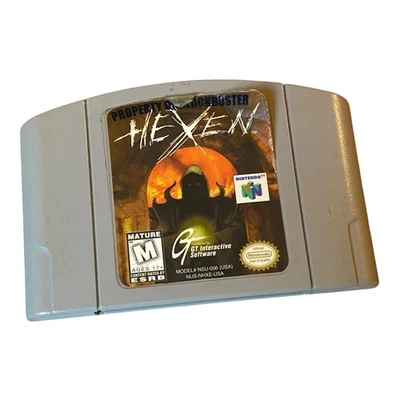 Hexen Nintendo 64 N64 Authentic Cartridge Only Blockbuster Rental - Image 1 of 4