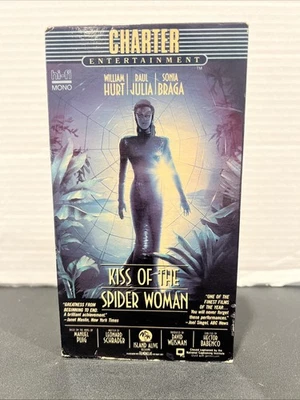 Kiss of the Spider Woman VHS Tape 1985 Rare Thriller Vtg Spiderweb Cult OOP HTF - Image 1 of 3