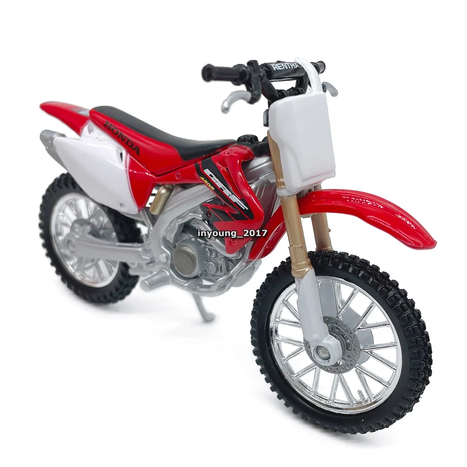 1/18 Honda CRF450R Modelo de Motocicleta Dirt Bike Juguetes para Niños Regalos Foto 1 de 4