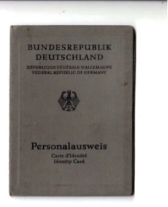 14460- Alter Personalausweise Deutschland 1962 Hildesheim - Bild 1 von 3