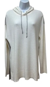 T by Talbots leichte Baumwolle Tunika Pullover Hoodie Gr. L NEU - Bild 1 von 8