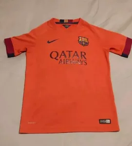 Nike Dri-Fit FC Barcelona FCB Spanien 2014 Fußball Soccer Kinder Trikot 10-12 Jahre - Bild 1 von 8