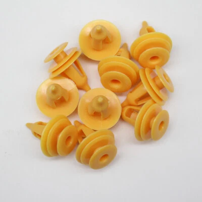 10 x Retenedor de adorno inferior del panel trasero del panel de moldura de la puerta para camioneta Toyota Foto 1 de 2