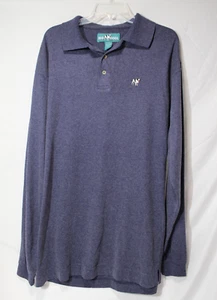 Big Dogs Polo Shirt Gray Men's Large Long Sleeve Logo Work Causal Wear - Picture 1 of 9