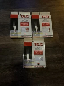 T.E.D. Anti-Embolism Stockings Knee Length Closed Toe 18mm/Hg Compression M - Picture 1 of 8