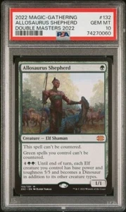 MTG Allosaurus Shepherd Double Masters 2022 NM Mag The Gathering 132/331 PSA 10 - Picture 1 of 2