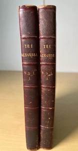 Washington Irving The Alhambra By Geoffrey Crayon 1832 First Edition Vol. I & II - Picture 1 of 15