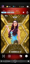 Topps Wwe Slam Carmella Gold Excellence Signature 5cc
