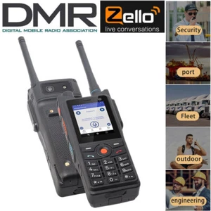 DMR UHF 4G LTE Rugged Android Phone Walkie Talkie PTT Waterproof Mobile UNIWA P6 - Picture 1 of 12