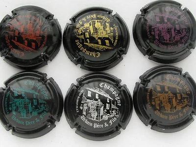 Série de  6 New. capsules  de Champagne URBAIN Père et fils - Photo 1/4