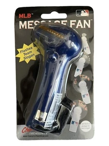 New MLB Genuine Merchandise New York Mets MLB Message Fan Portable Hand Held Fan - Picture 1 of 2