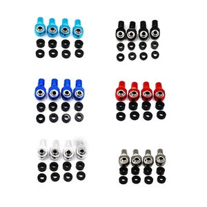 RC Short Rod Ends w/ Hollow Balls Alloy Metal Fits TRXXAS SLASH 2WD 2742 4-Pack - Picture 1 of 13