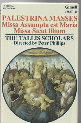 Palestrina Masses * by Tallis Scholars (Cassette, 1989, Gimell) Import - Image 1 of 2