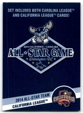 2014 CHOICE CALIFORNIA LEAGUE CAROLINA LEAGUE ALL-STAR TEAM CHECKLIST