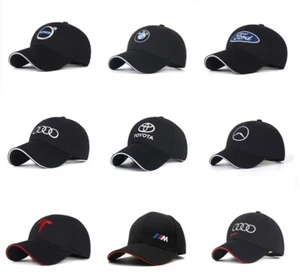 Trucker Car Baseball Cap Adjustable Sun Hat Outdoor Sport Golf Beach Hat Black - Picture 1 of 45