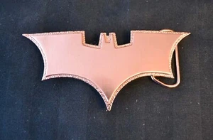 Men's Belt Buckle Novelty DC Superhero Batman Gold Shaped Logo - Picture 1 of 6